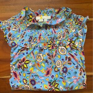 Boden long sleeve floral top